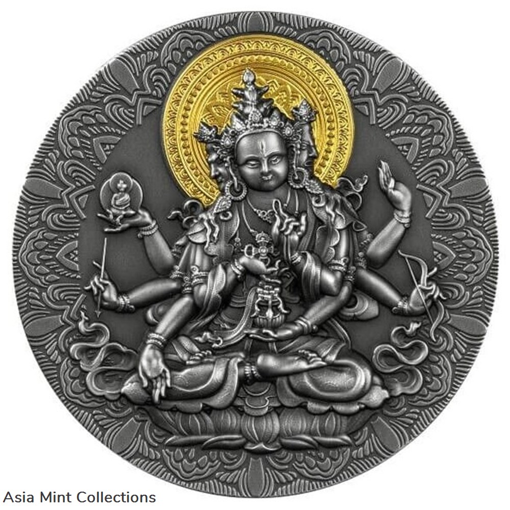 coins ingots bullion 2020 ancient buddha 2 oz antique finish silver coin 2000 francs cfa cameroon