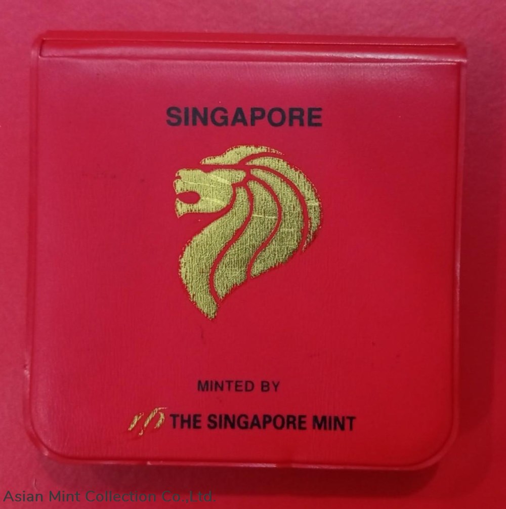 1990 - Singapore $10 Uncirculated Coin (Year of Horse🐎) #90 3 coins ingots bullion silver 1990 singapore 10 uncirculated coin year of horse 90