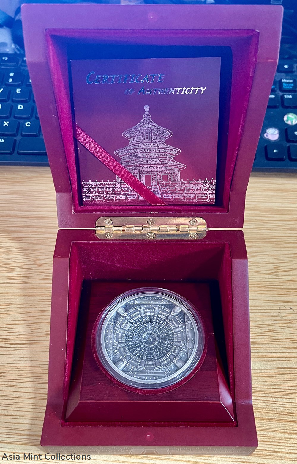 2015 - Cook Islands TEMPLE of HEAVEN BEIJING $20 Silver coin Antique Ultra High Relief Concave Shape 3 coins ingots bullion 2015 cook islands temple of heaven beijing 20 silver coin antique ultra high relief concave shape