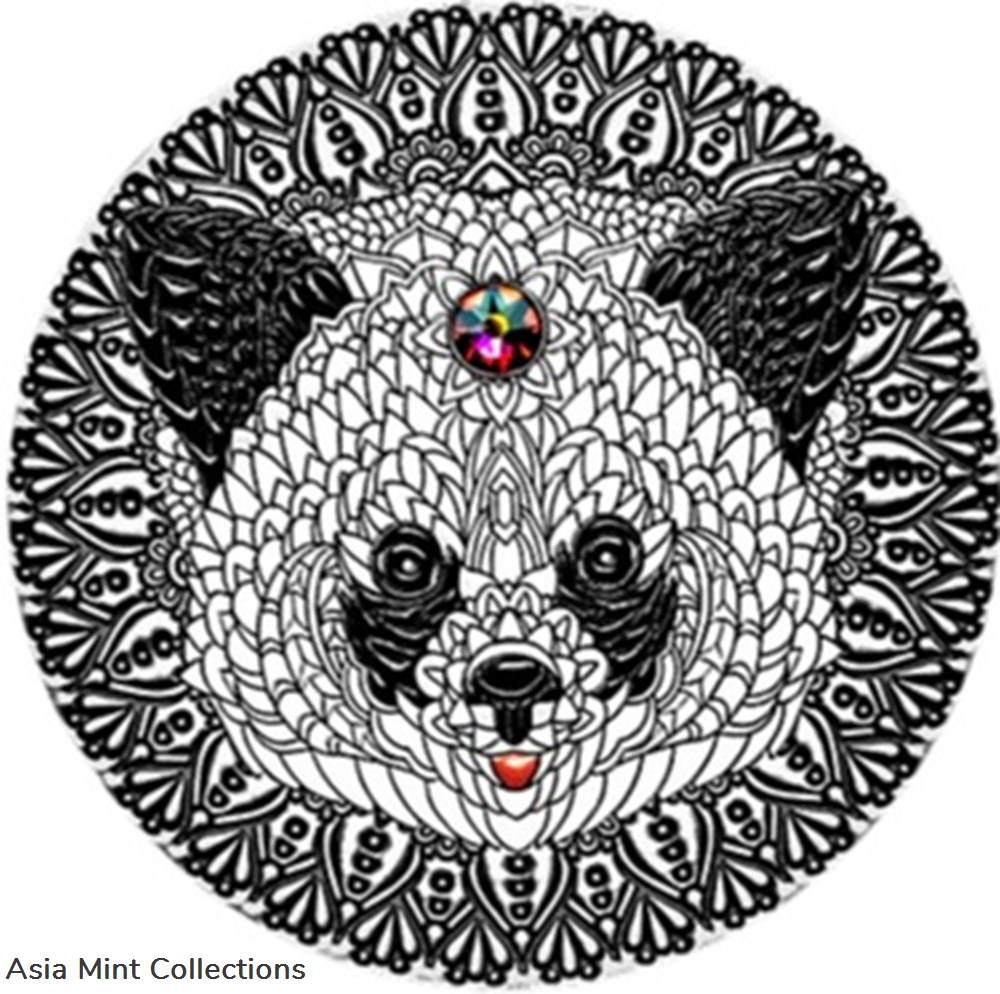 coins ingots bullion 2021 panda mandala collection 2 oz antique finish silver coin 5 niue
