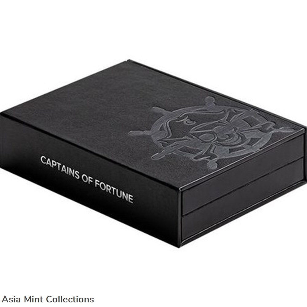 2023 - Queen Anne's Revenge Captains of Fortune 2 oz Silver Coin 5$ Barbados 8 coins ingots bullion 2023 queen anne s revenge captains of fortune 2 oz silver coin 5 barbados
