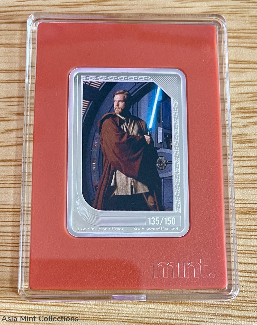 2023 Rare Niue Star Wars Mint Trading Coins Limited Obi-Wan Kenobi 135/150 ingots bullion silver 2023 rare niue star wars mint trading coins limited obi wan kenobi 135 150