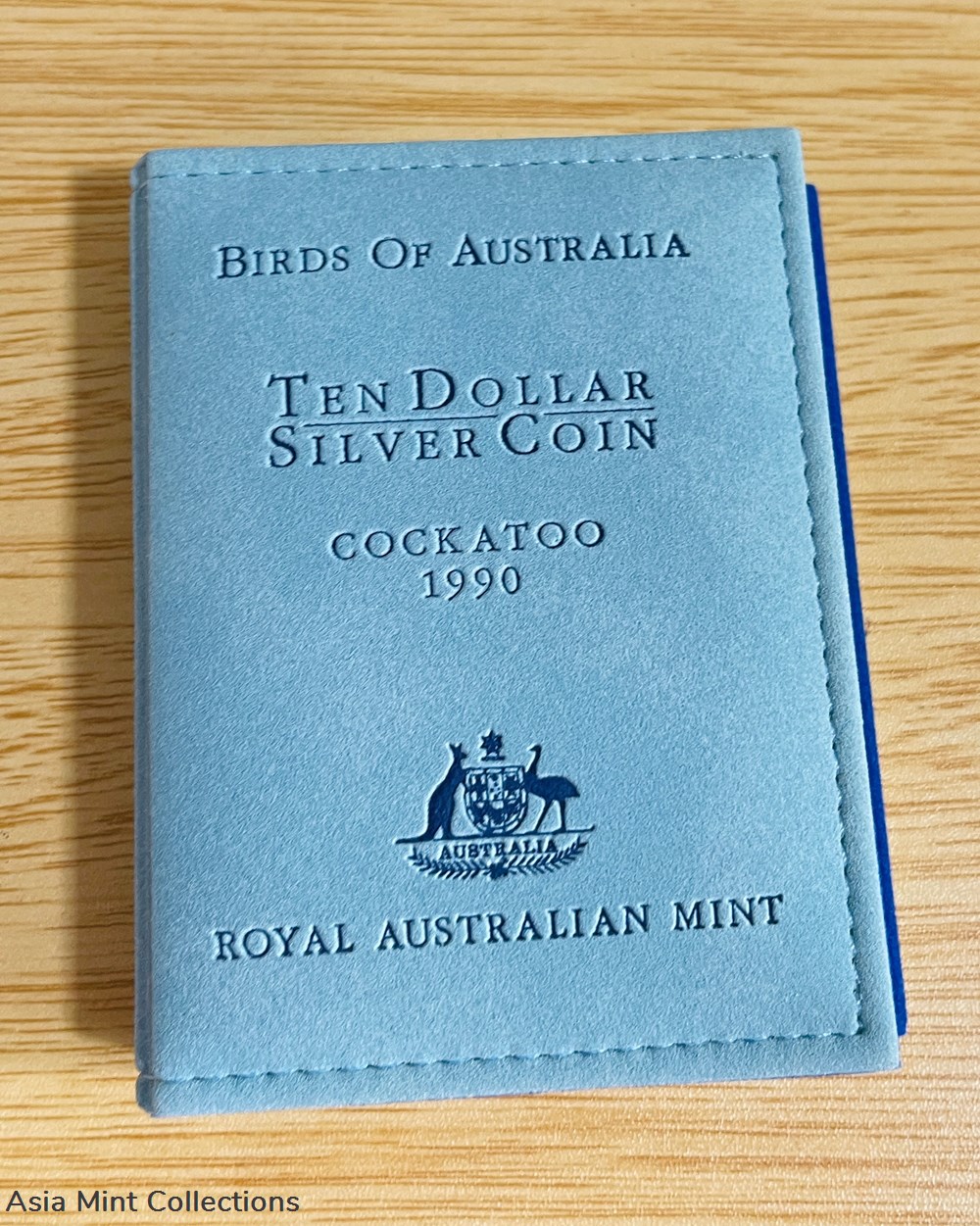 1990 SILVER PROOF $10 COIN - BIRDS OF AUSTRALIA - WHITE COCKATOO 4 coins ingots bullion 1990 silver proof 10 coin birds of australia white cockatoo