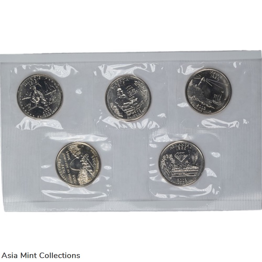 2003 - United States Mint Uncirculated Coin Set Philadelphia Mint 3 coins world 2003 united states mint uncirculated coin set philadelphia mint