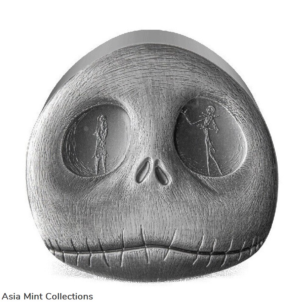 2023 Niue 1oz Silver AF Tim Burton's The Nightmare Before Christmas $2 Silver coins ingots bullion coin 2023 niue 1oz silver af tim burton s the nightmare before christmas 2 silver