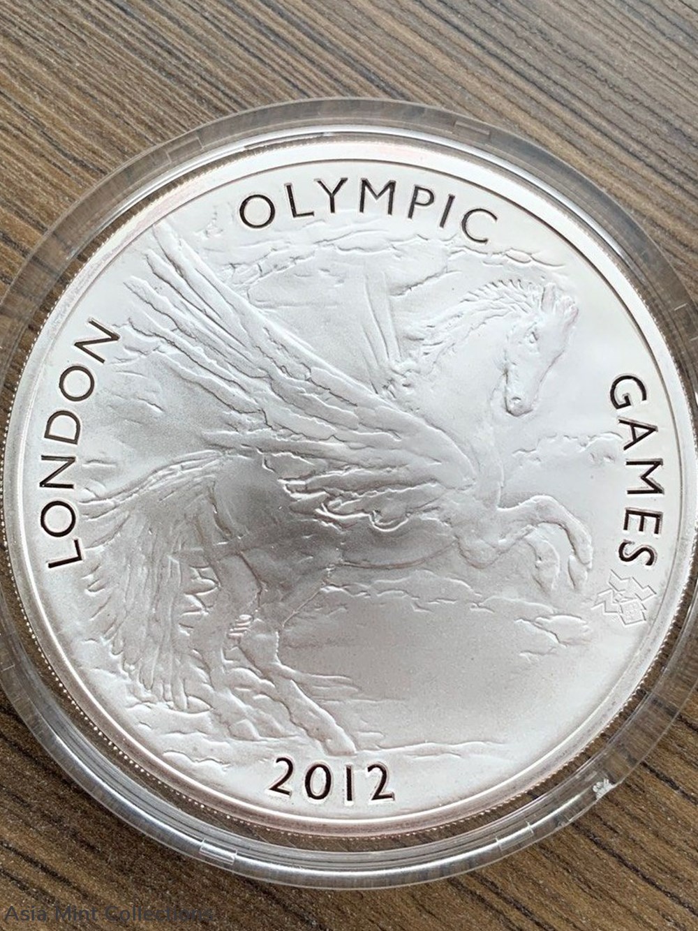 2012 Official London UK Pegasus 5oz Silver 2 coins ingots bullion coin 2012 official london uk pegasus 5oz silver