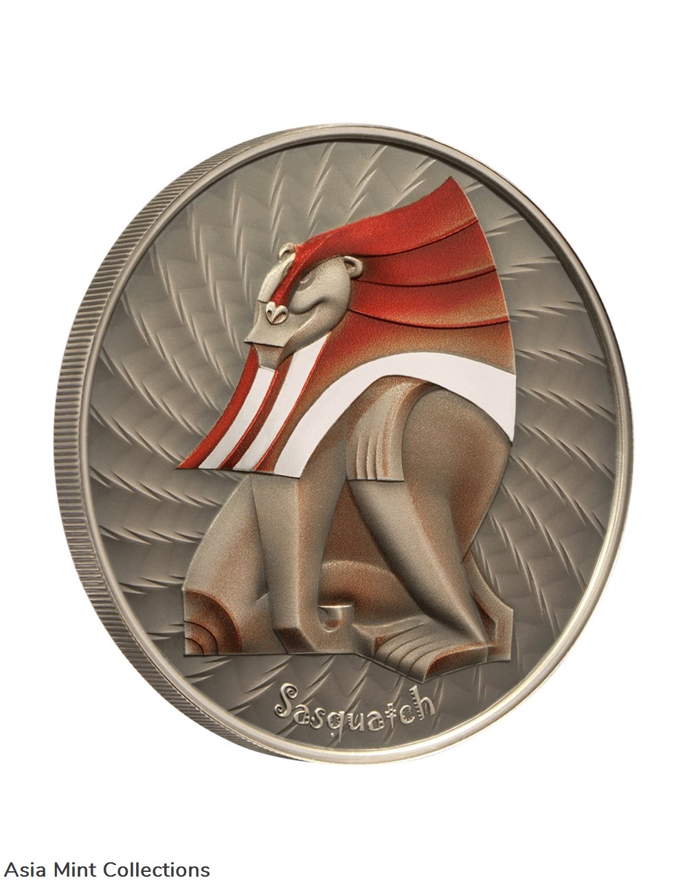 2023 - Sasquatch World of Cryptids 1 oz Antique finish Silver Coin 2$ Niue coins ingots bullion 2023 sasquatch world of cryptids 1 oz antique finish silver coin 2 niue