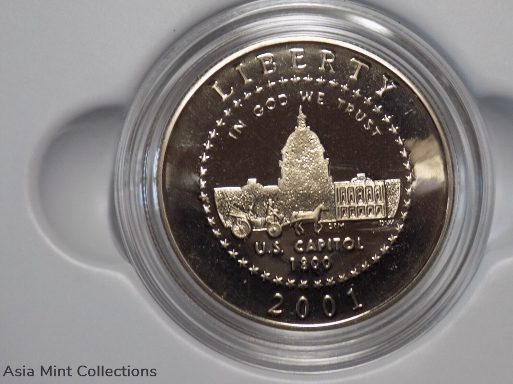 2001-P Capitol Visitor Center Commemorative Proof Clad Half Dollar w/ Box & COA 2 coins ingots bullion silver coin 2001 p capitol visitor center commemorative proof clad half dollar w box coa