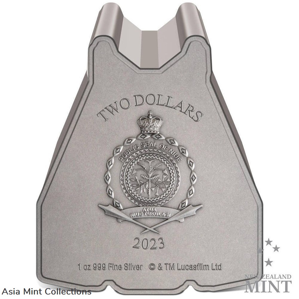 coins ingots bullion 2023 niue star wars mandalorian vehicle snowspeeder 1oz silver antiqued coin