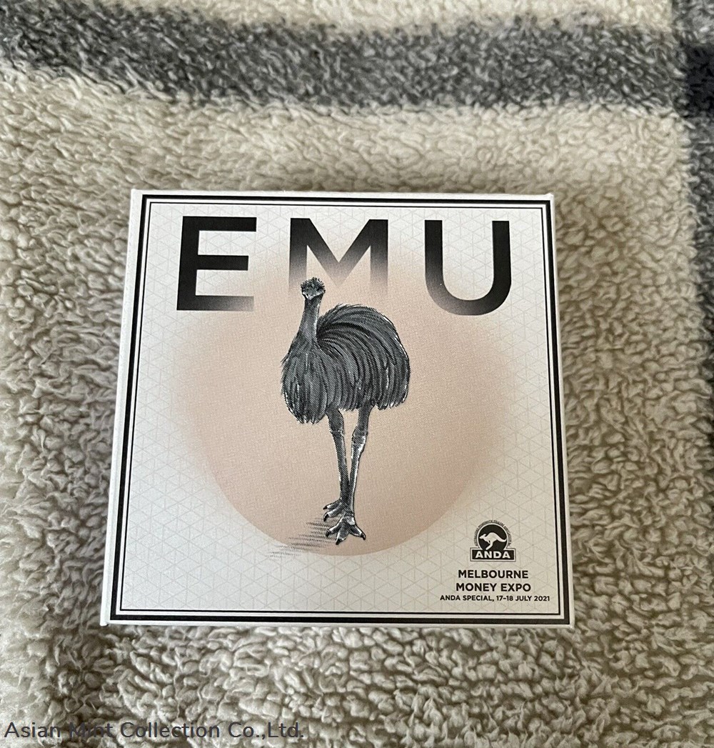 2021 Australian Emu 1oz Coloured Silver Coin - Melbourne Money Expo ANDA Special 4 coins ingots bullion 2021 australian emu 1oz coloured silver coin melbourne money expo anda special