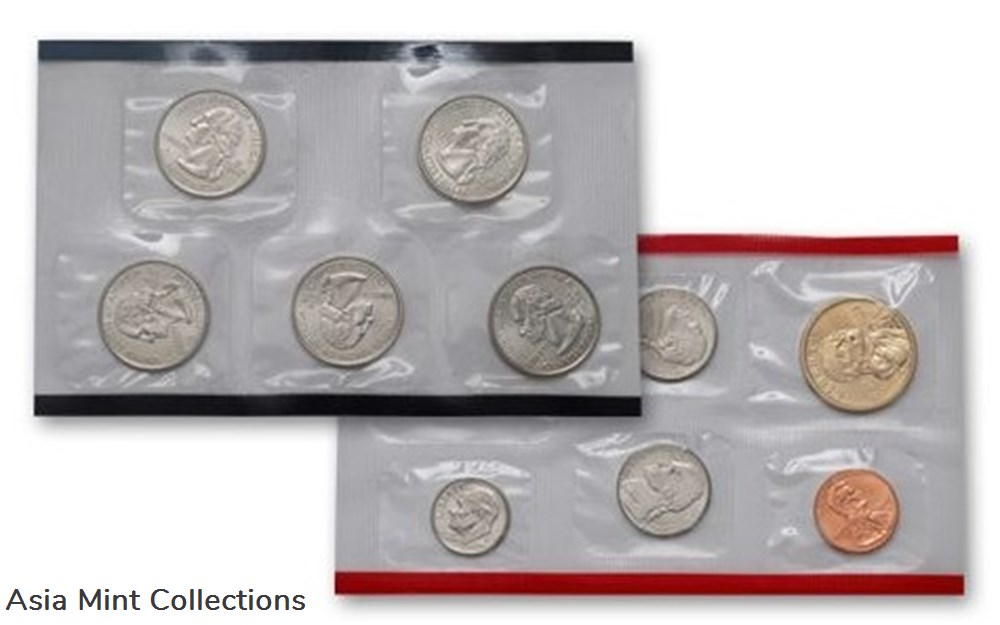2004 - United States Mint Uncirculated Coin Set Denver Mint coins world 2004 united states mint uncirculated coin set denver mint