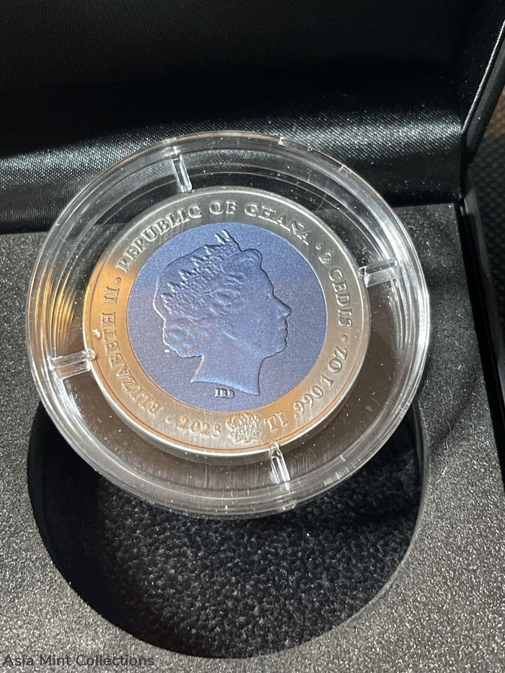 2023 - JAMES WEBB TELESCOPE 1 Oz Titanium Coin 2 Cedis Ghana Mintage of 5000 REDU 4 coins ingots bullion silver 2023 james webb telescope 1 oz titanium coin 2 cedis ghana mintage of 5000 redu