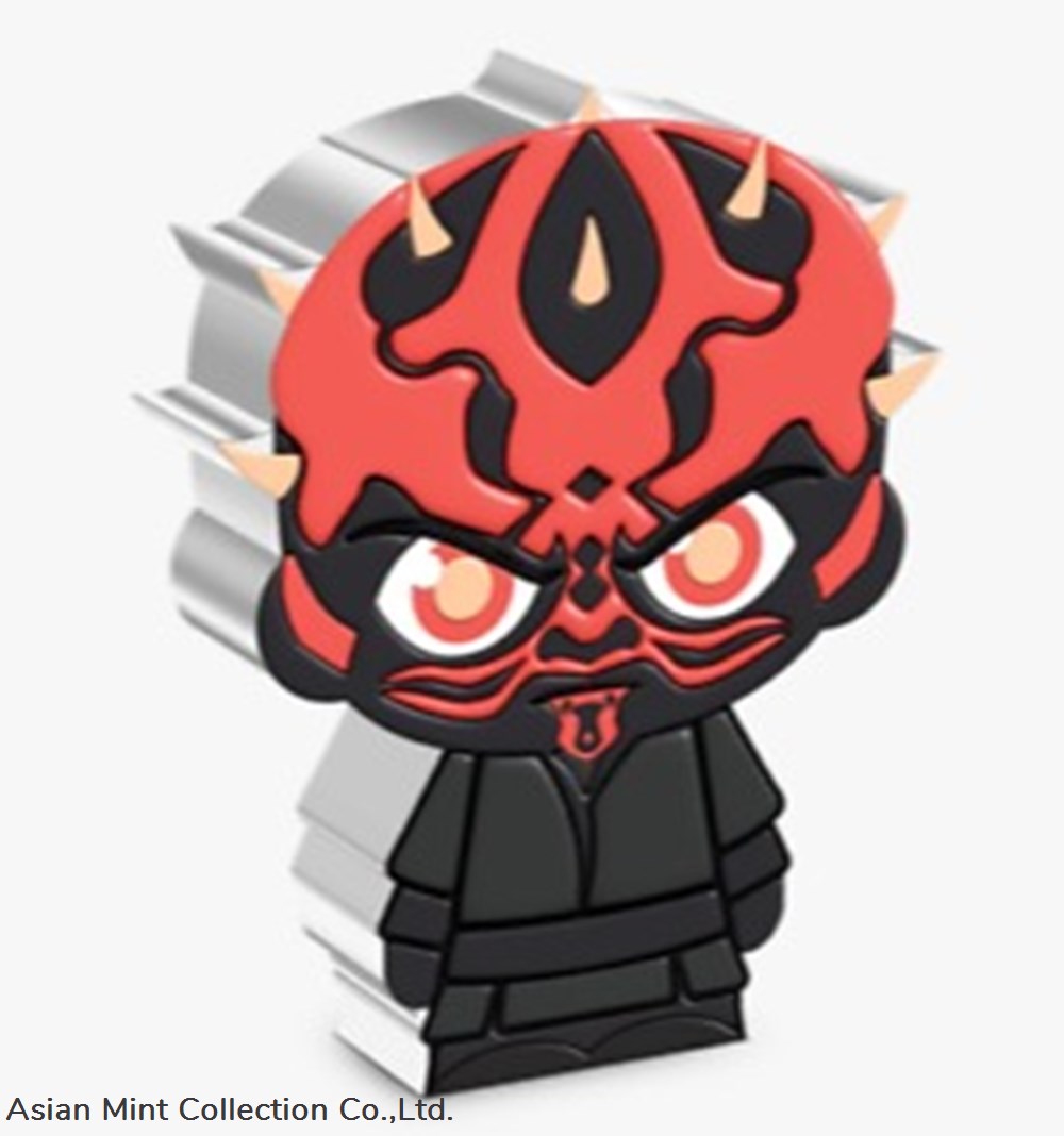 2022 Chibi Coin Darth Maul Silver Proof Niue Star Wars 1 Oz coins ingots bullion 2022 chibi coin darth maul silver proof niue star wars 1 oz