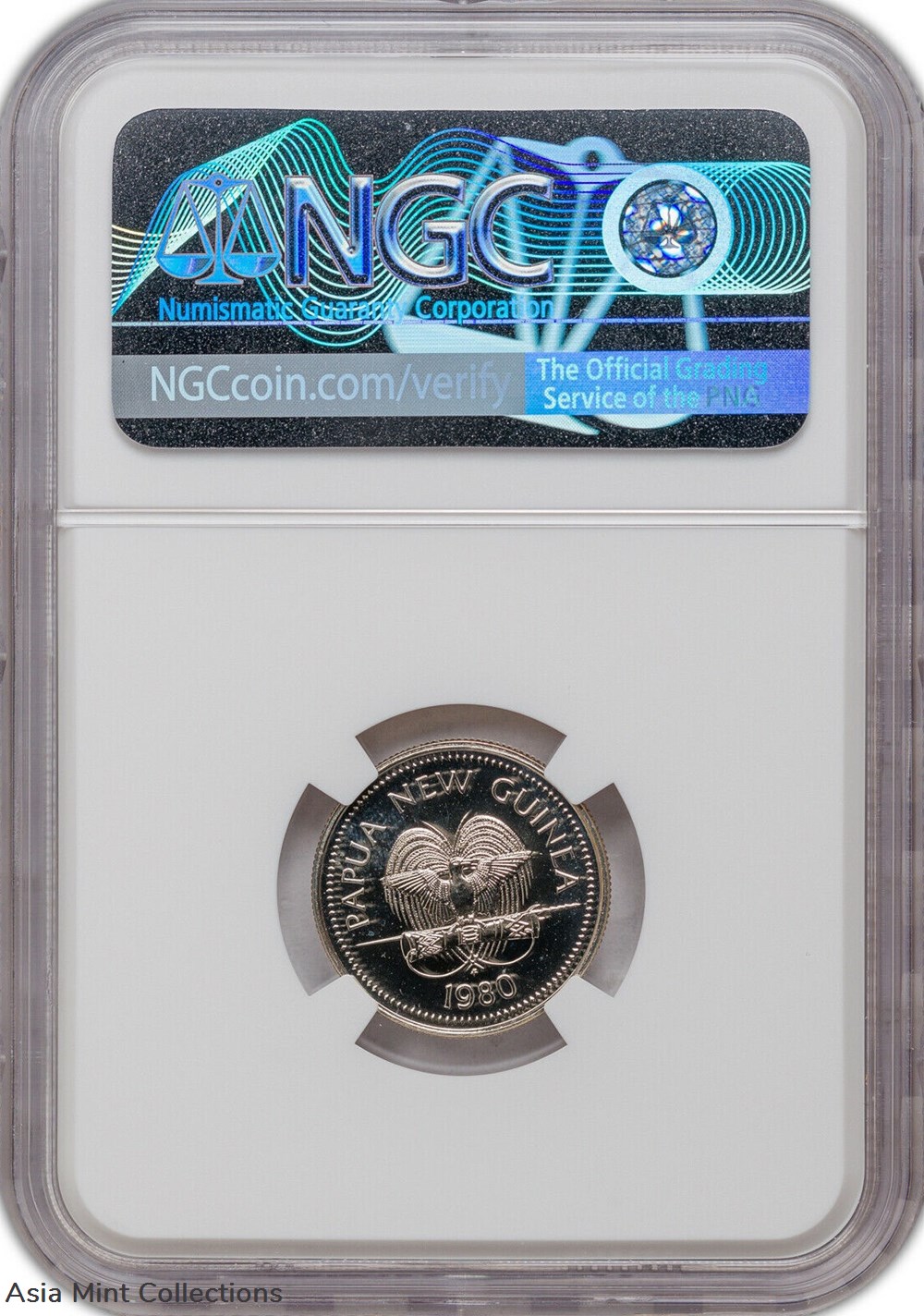 medals 1980 fm u papua new guinea 5 tofa ngc ms 69 dpl top pop low mintage 1120