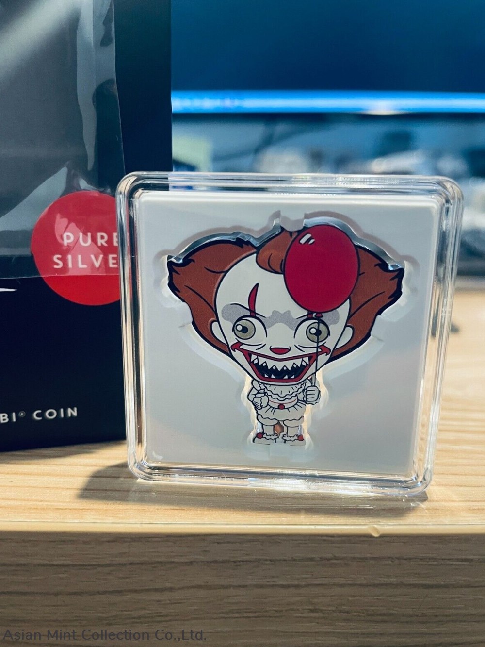 2022 - 1 Oz Silver Proof- Horror Series – IT 1oz Silver Chibi 3 coins ingots bullion ingot 2022 1 oz silver proof horror series it 1oz silver chibi