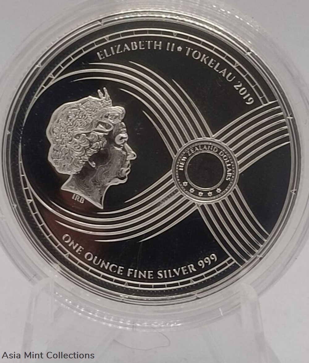 2019 - 5Dollars Tokelau CHRONOS 1oz Silver 999 coins ingots bullion coin 2019 5dollars tokelau chronos 1oz silver 999