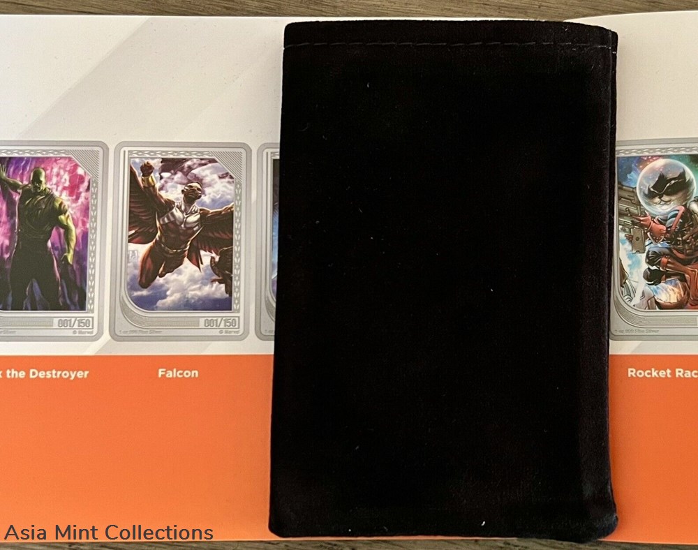 2023 - Uncommon Niue Marvel Trading Coins Orange - Falcon 75/150 - Mint Sold Out! 4 2023 uncommon niue marvel trading coins orange falcon 75 150 mint sold out