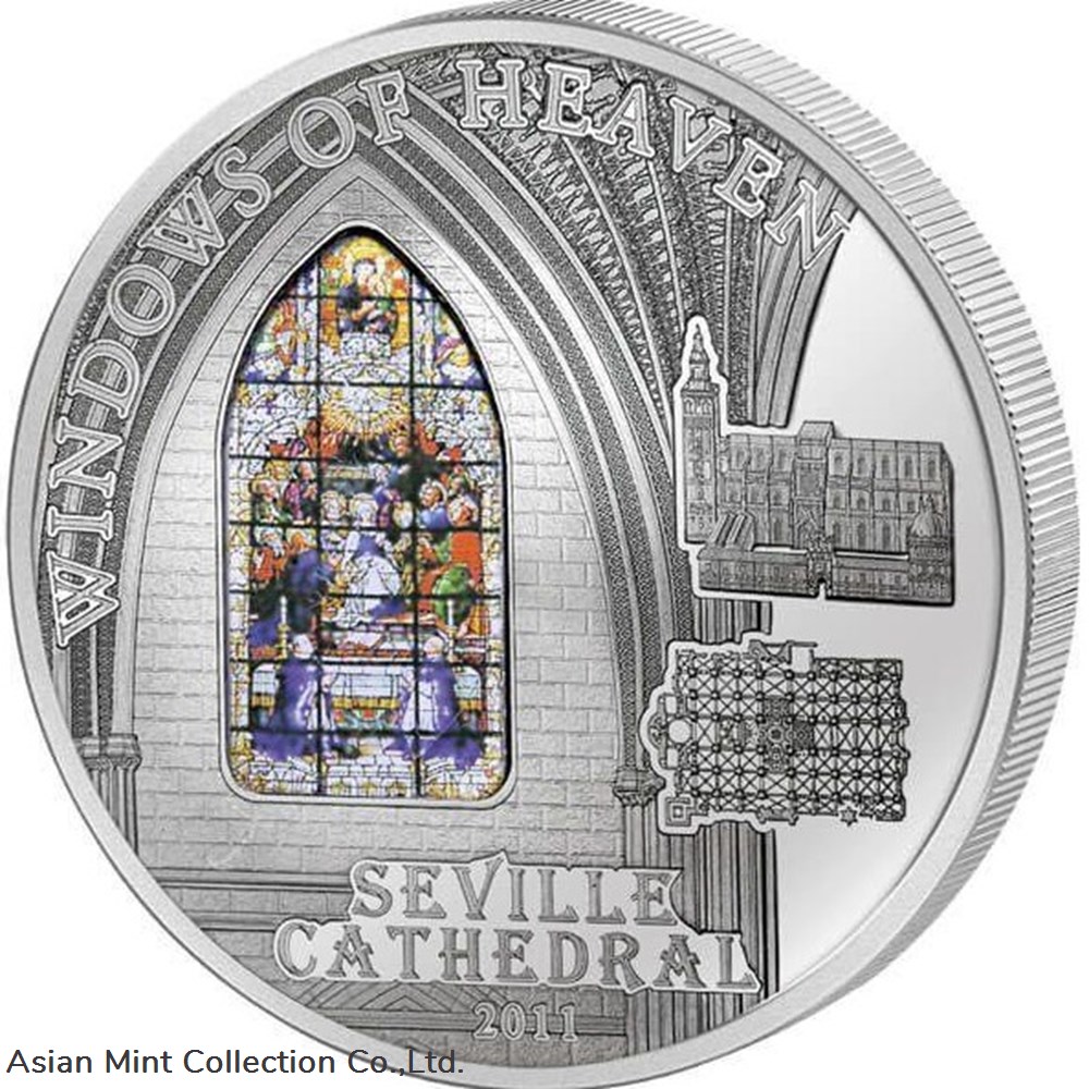 coins ingots bullion 2011 cook islands 10 windows of heaven sevilla silver proof coin