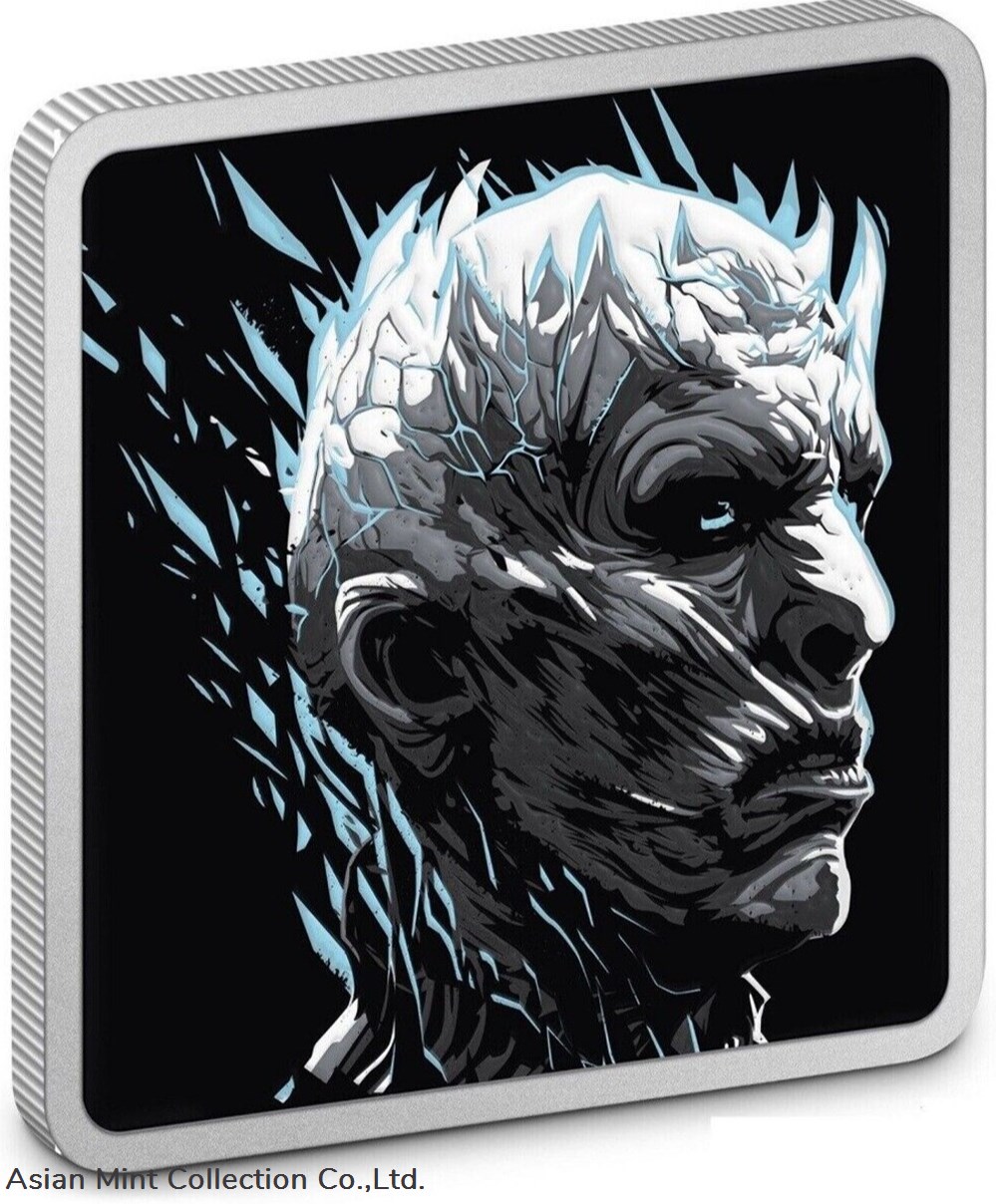 2022 Game of Thrones The Night King 1oz Silver Medallion 2 coins ingots bullion coin 2022 game of thrones the night king 1oz silver medallion