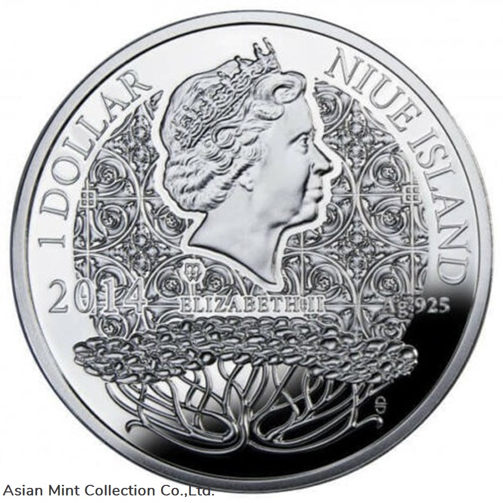 2014 - JANUARY The Magic Stones of Happiness Proof silver Coin 1$ coins ingots bullion 2014 january the magic stones of happiness proof silver coin 1