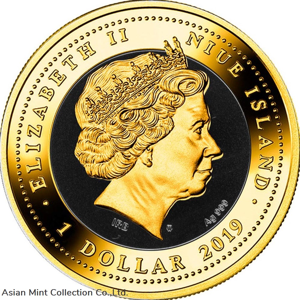 2019 - ONYX SCARABAEUS Ancient Symbol Silver Coin 1$ Niue 2 coins ingots bullion 2019 onyx scarabaeus ancient symbol silver coin 1 niue