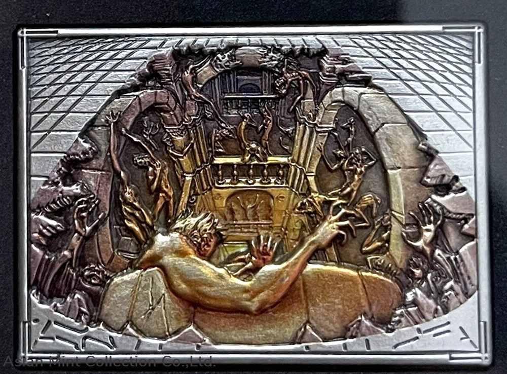 coins ingots bullion ingot 2022 hell 3d pavement illusions street art 1 oz silver niue