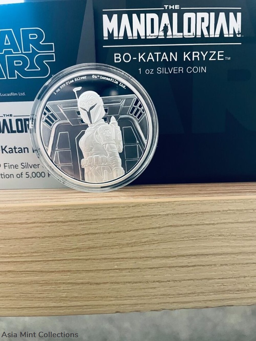 2022 - 1 OZ Silver Proof Coin - Star Wars Mandalorian Bo-Katan Kryze 6 coins ingots bullion 2022 1 oz silver proof coin star wars mandalorian bo katan kryze