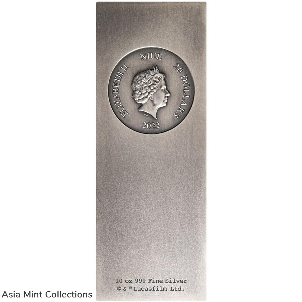 2022 Star Wars Han Solo™ in Carbonite - 10 OZ Silver Proof Coin -Niue 3 coins ingots bullion 2022 star wars han solo in carbonite 10 oz silver proof coin niue