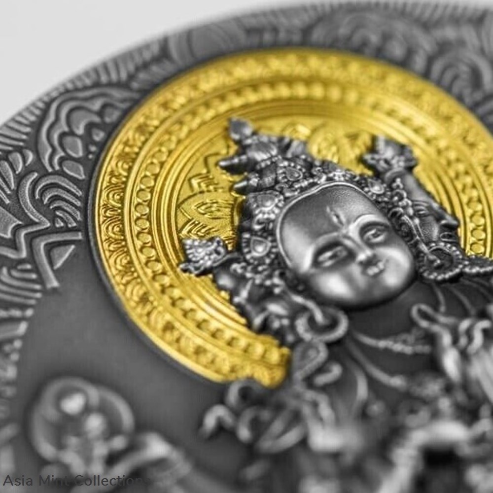 coins ingots bullion 2020 ancient buddha 2 oz antique finish silver coin 2000 francs cfa cameroon