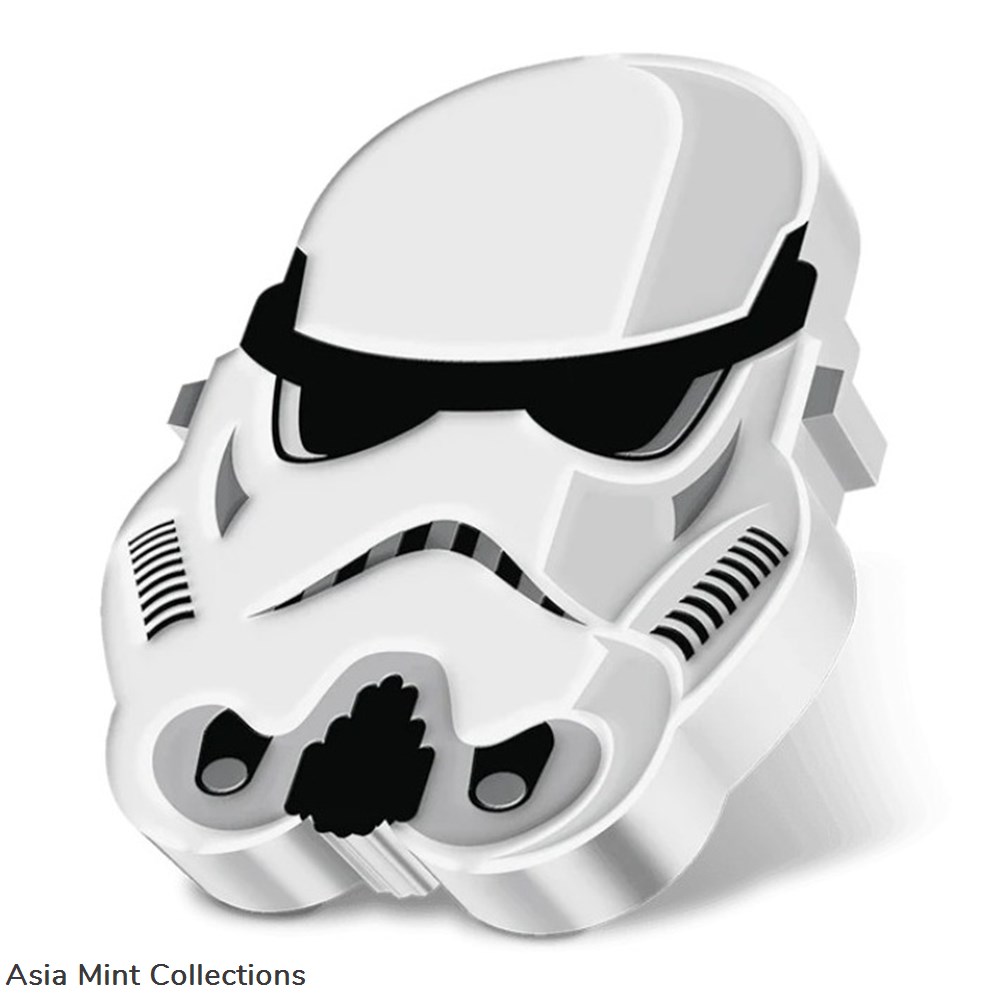 2021 1oz Silver Proof Star Wars The Faces of the Empire, Imperial Stormtrooper 2 coins ingots bullion coin 2021 1oz silver proof star wars the faces of the empire imperial stormtrooper