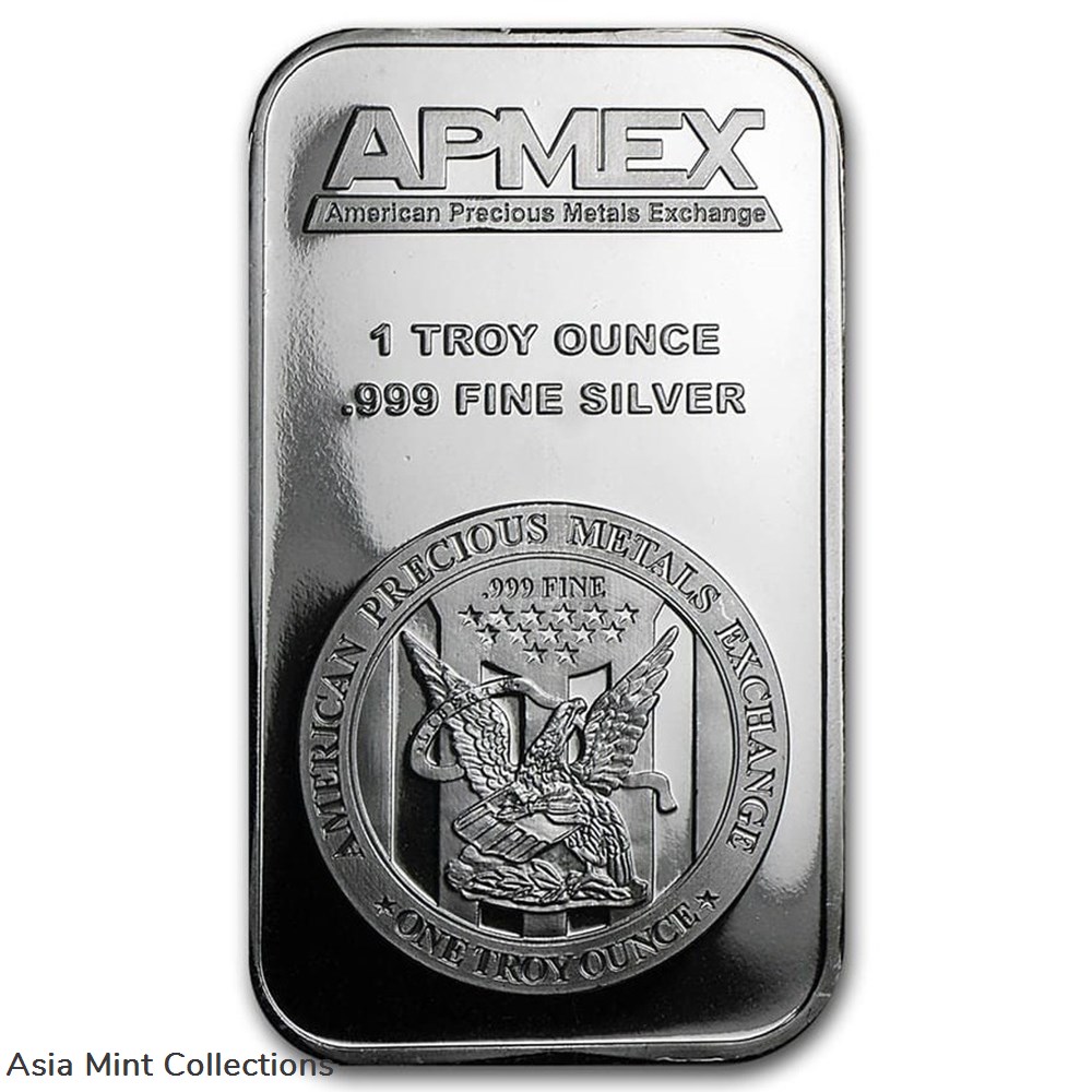 1 oz Silver Bar - APMEX (TEP) 3 coins ingots bullion coin 1 oz silver bar apmex tep