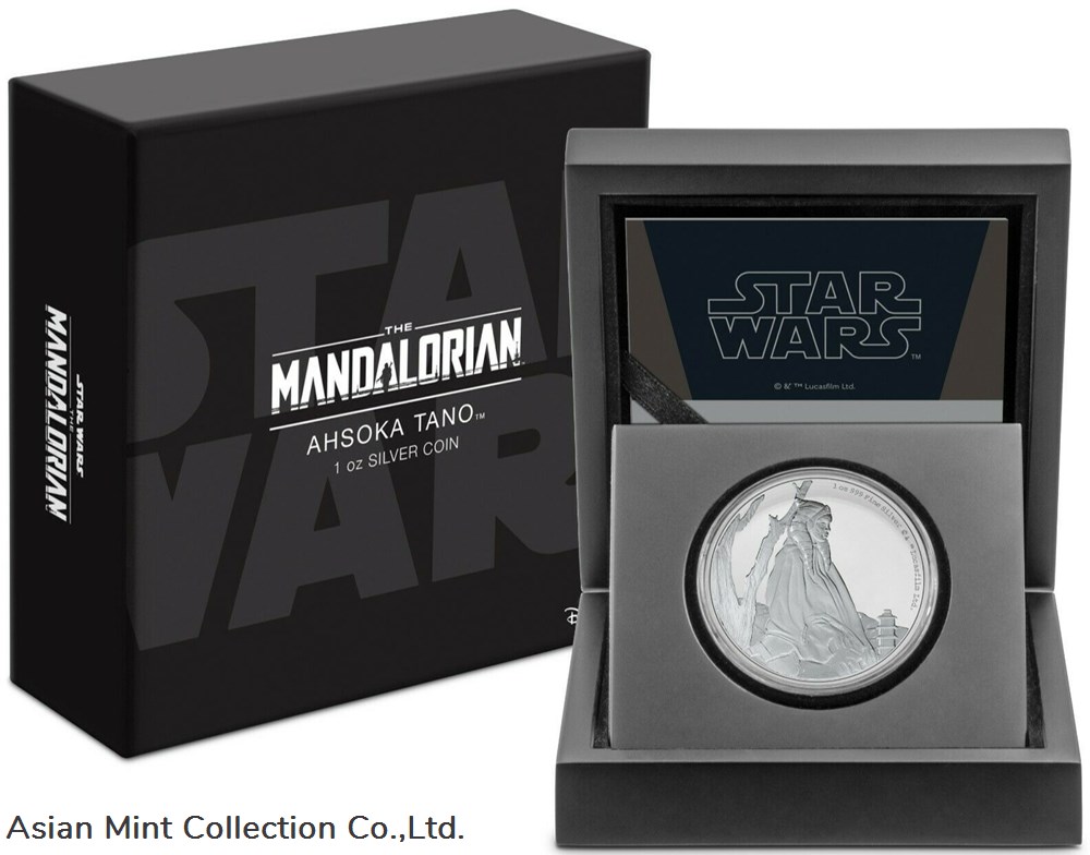 coins ingots bullion 2022 1 oz silver proof coin star wars classic ahsoka tano