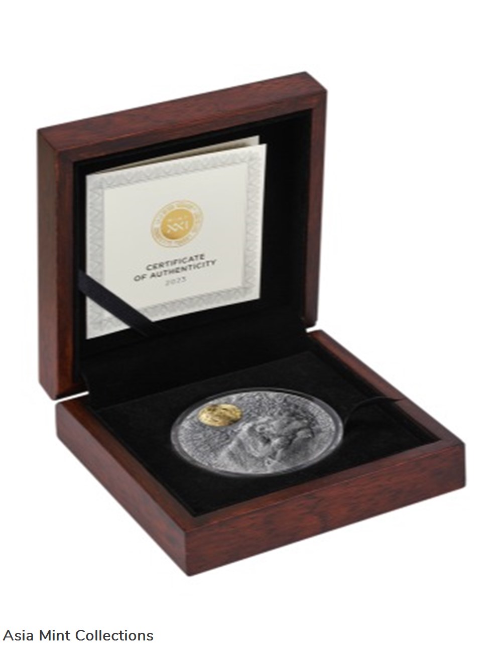 2023 - Brown Bear Wildlife in the Moonlight 2 oz Antique finish Silver Coin Niue 4 coins ingots bullion 2023 brown bear wildlife in the moonlight 2 oz antique finish silver coin niue