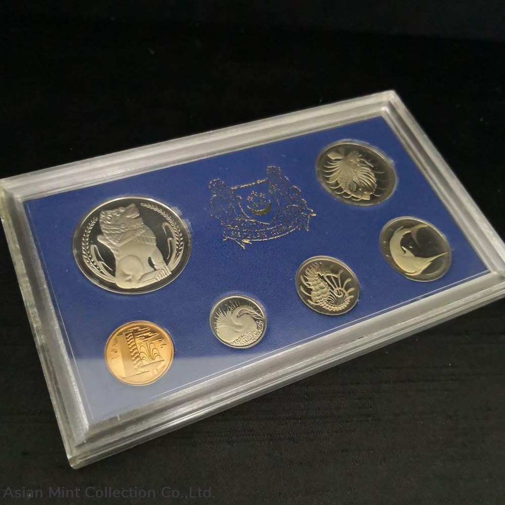 1973 Singapore Mint Official Proof Coin set - Coins - World