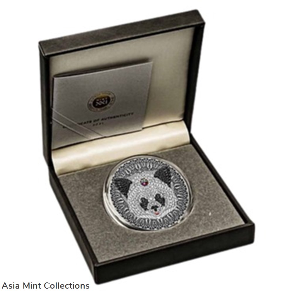 coins ingots bullion 2021 panda mandala collection 2 oz antique finish silver coin 5 niue