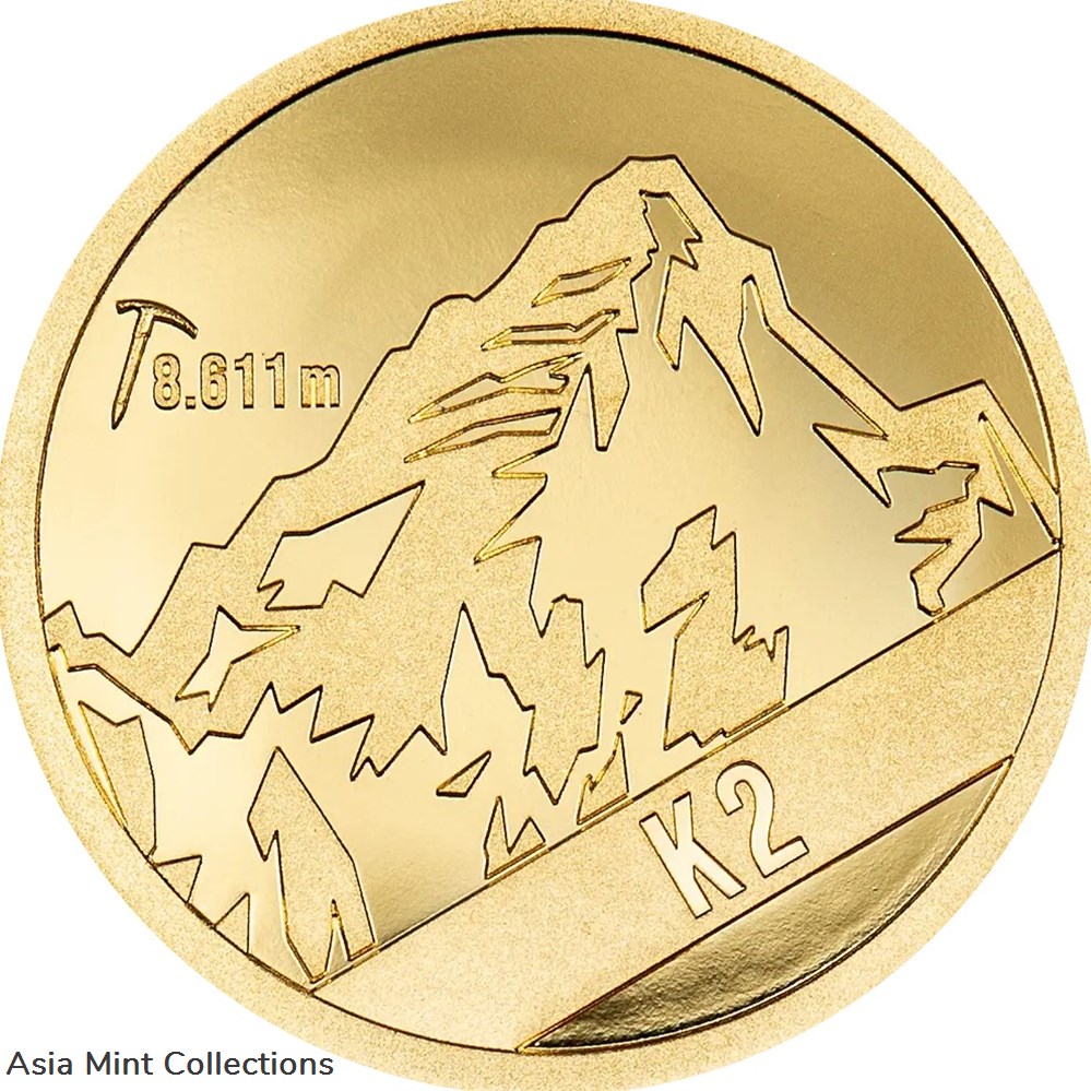 2024 Cook Islands K2 Peaks 0.5g Gold Proof Coin coins ingots bullion 2024 cook islands k2 peaks 0 5g gold proof coin