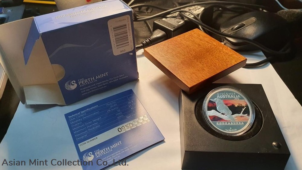 2012 Kookaburra 1oz Silver Proof Coin 5 coins ingots bullion 2012 kookaburra 1oz silver proof coin