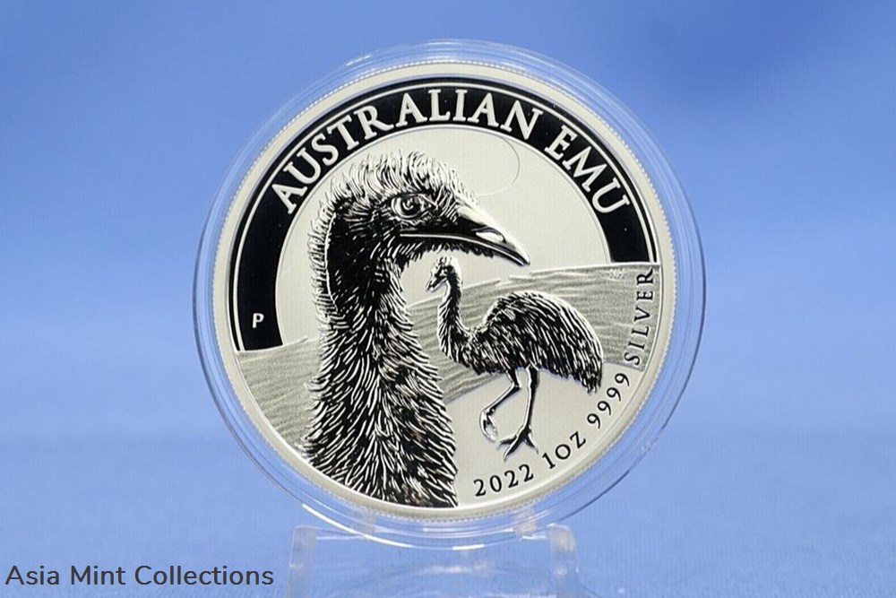 2022 - 1 oz Silver Australia EMU Silver Coin 1 oz Silver 9999 *St/Bu* 4 coins ingots bullion 2022 1 oz silver australia emu silver coin 1 oz silver 9999 st bu