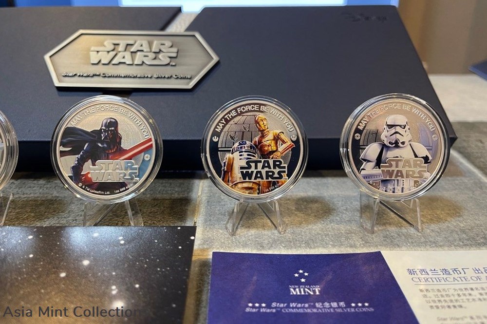 2016 NIUE Star Wars Commemorative 1oz x 5-Coin Set 4 coins ingots bullion silver 2016 niue star wars commemorative 1oz x 5 coin set