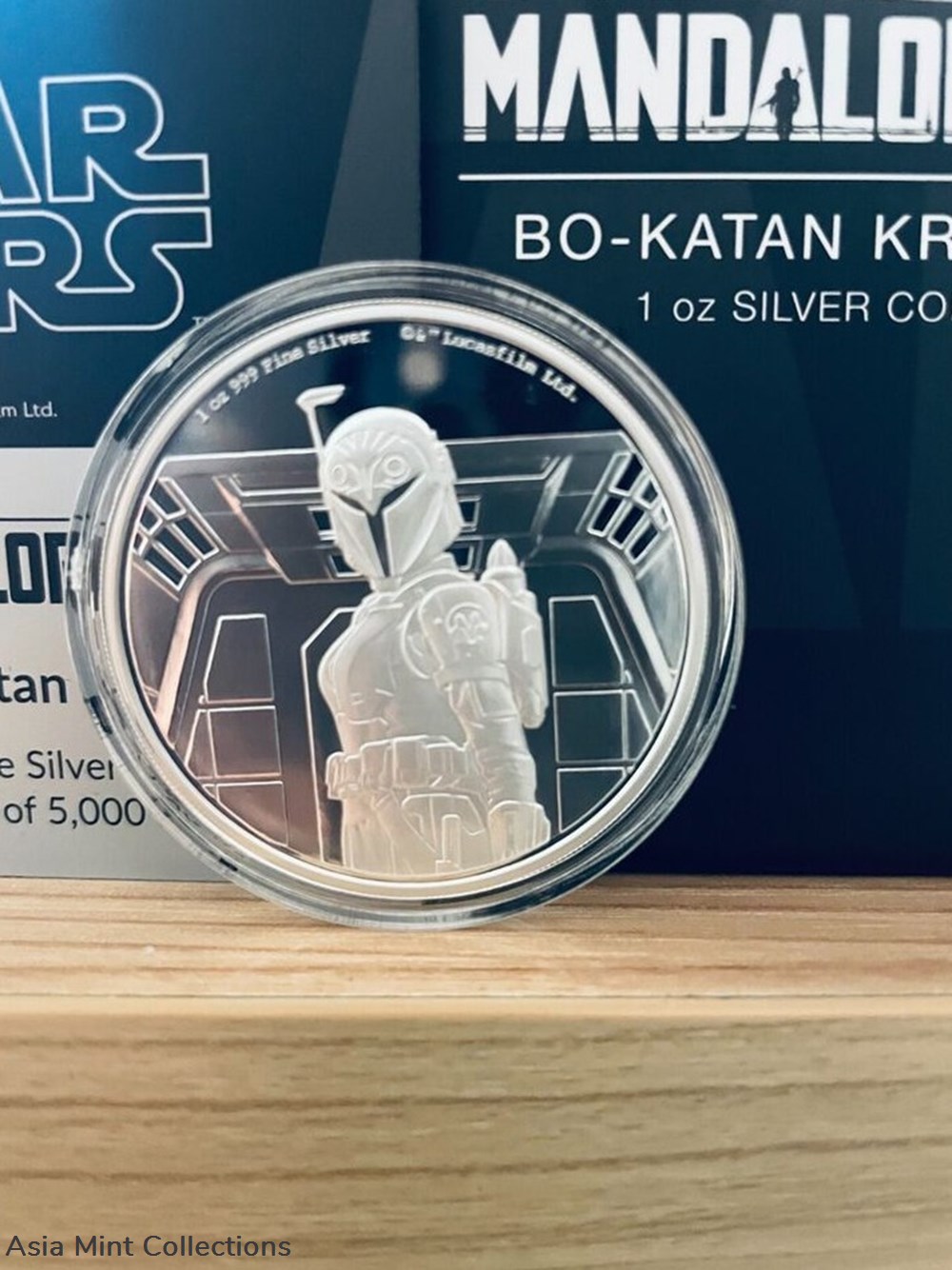 2022 - 1 OZ Silver Proof Coin - Star Wars Mandalorian Bo-Katan Kryze 7 coins ingots bullion 2022 1 oz silver proof coin star wars mandalorian bo katan kryze