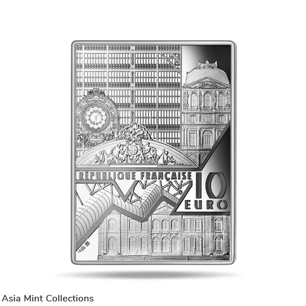 2023 France 10€ Liberty Leading The People Eugène Delacroix Silver Proof Coin 2 coins ingots bullion 2023 france 10 liberty leading the people eugene delacroix silver proof coin
