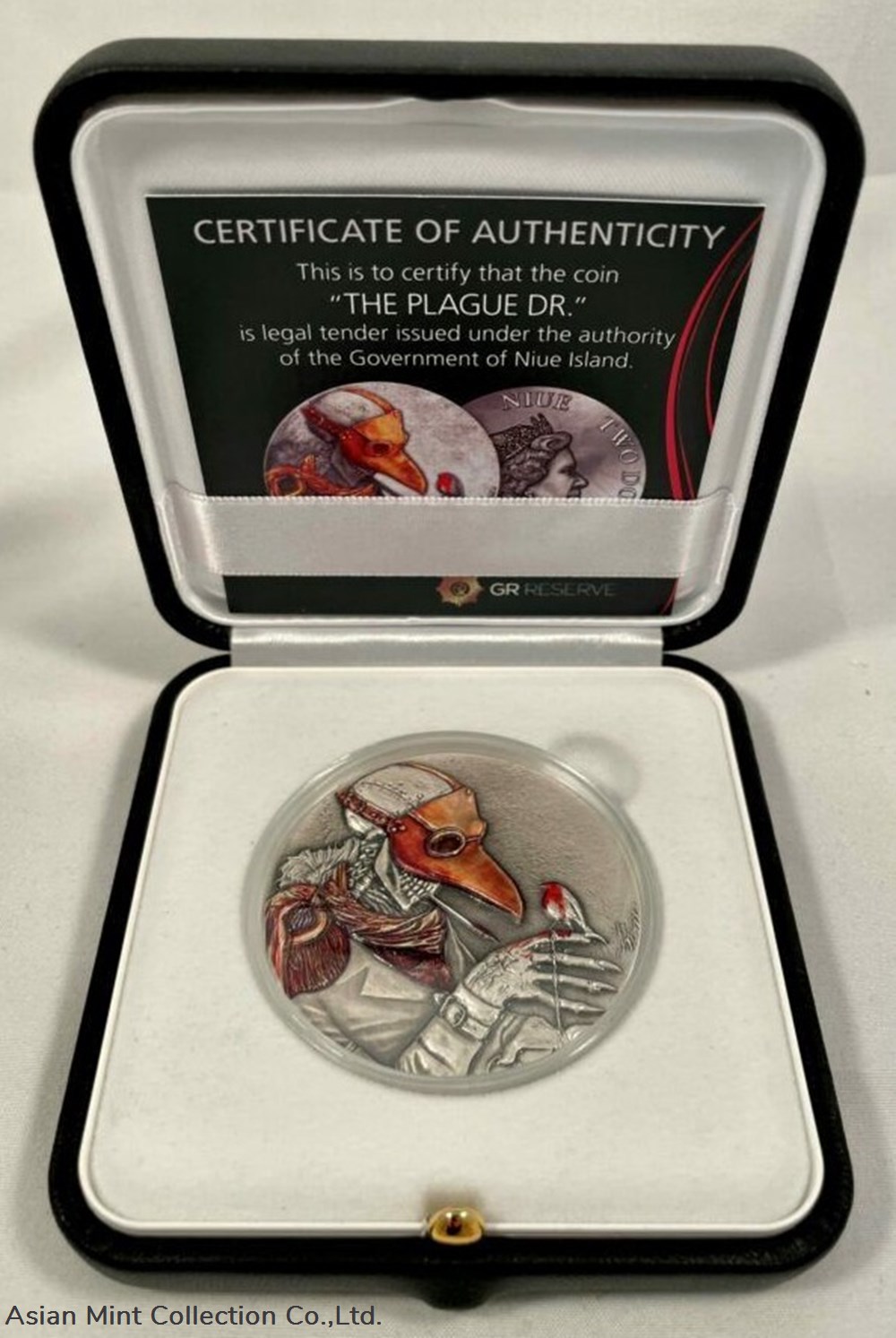 2021 Niue Plague Doctor High Relief Antiqued Silver Coin 4 coins ingots bullion 2021 niue plague doctor high relief antiqued silver coin