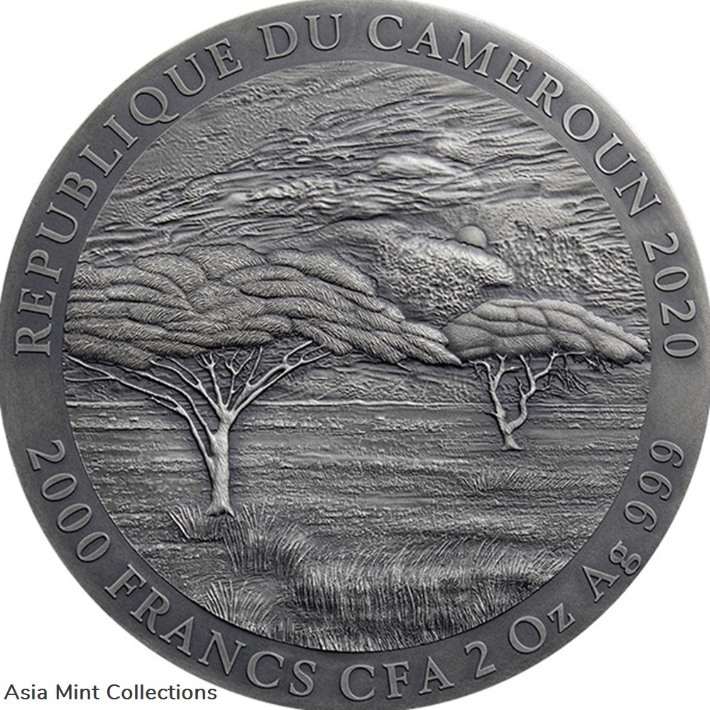 coins ingots bullion 2020 panthera leo expressions of wildlife 2 oz silver coin cfa cameroon