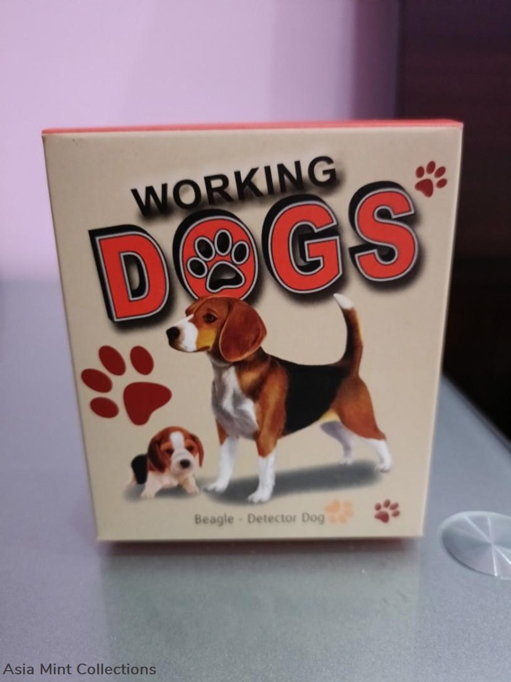2011 Working Dogs Coin Series - Beagle Detector Dog 1oz Silver Proof Coin 7 coins ingots bullion 2011 working dogs coin series beagle detector dog 1oz silver proof coin