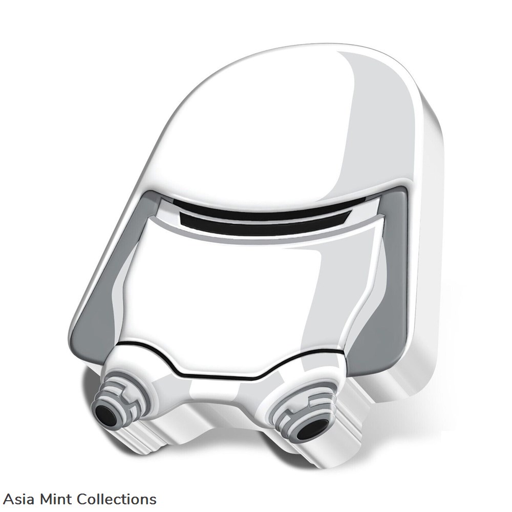2022 -1 Oz Silver Proof - Star Wars The Faces of the First Order™ – Snowtrooper 3 coins ingots bullion coin 2022 1 oz silver proof star wars the faces of the first order snowtrooper