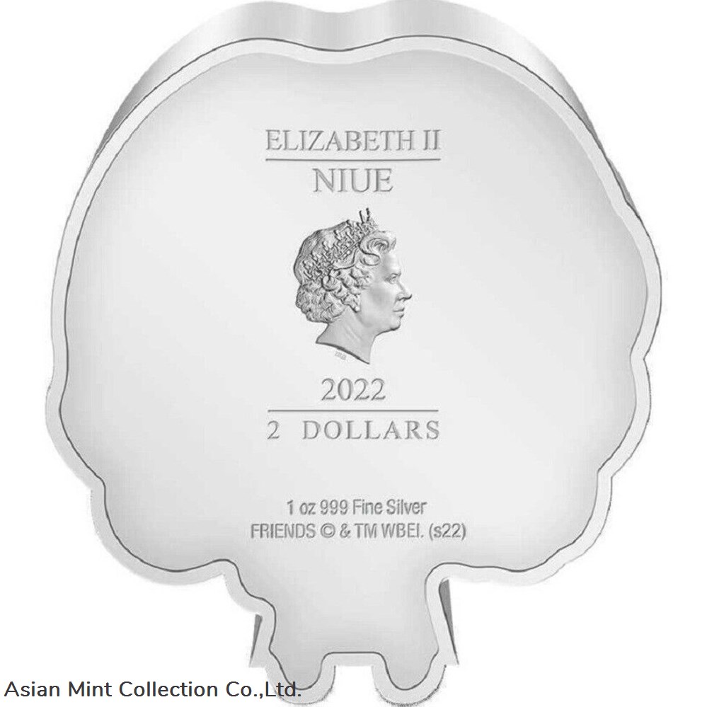 2022 Niue Friends Rachel Green 1oz Silver Chibi Coin 3 coins ingots bullion ingot 2022 niue friends rachel green 1oz silver chibi coin