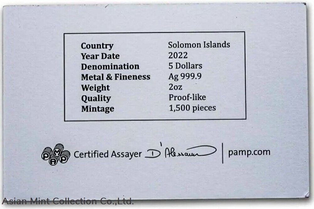 2022 $5 Solomon Islands ELEPHANT CHAKRA 1ST Phil Lewis 2 Oz Silver Proof Coin 5 coins ingots bullion 2022 5 solomon islands elephant chakra 1st phil lewis 2 oz silver proof coin