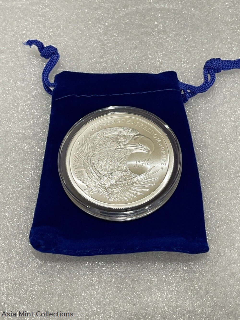 2023 - 2oz Double Eagle Flag IN GOD WE TRUST .999 Silver BU coins ingots bullion coin 2023 2oz double eagle flag in god we trust 999 silver bu