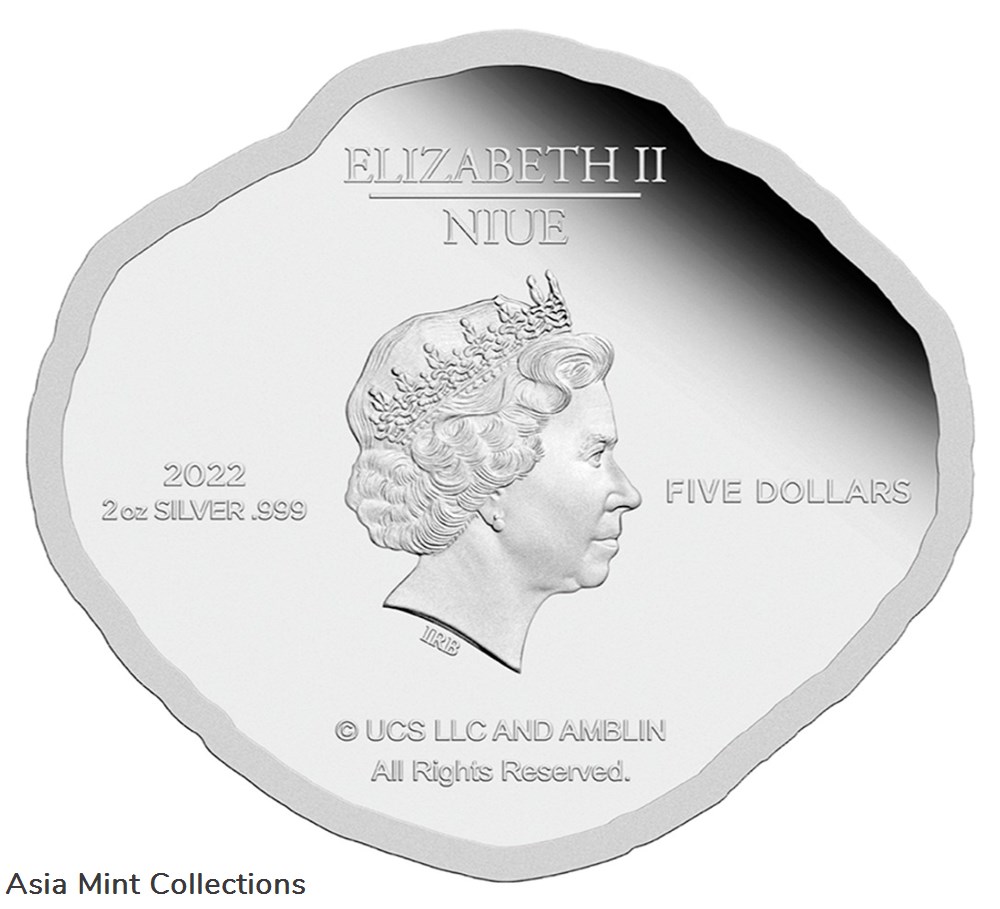 2022 - Niue E.T. 40th Anniversary The Extra Terrestrial 2oz Silver Shaped Coin 3 coins ingots bullion 2022 niue e t 40th anniversary the extra terrestrial 2oz silver shaped coin