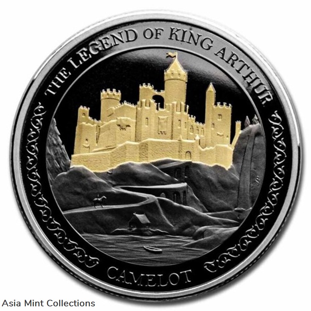 2022 Samoa King Arthur 4x1oz Silver Black Proof Coin Set 3 coins ingots bullion 2022 samoa king arthur 4x1oz silver black proof coin set